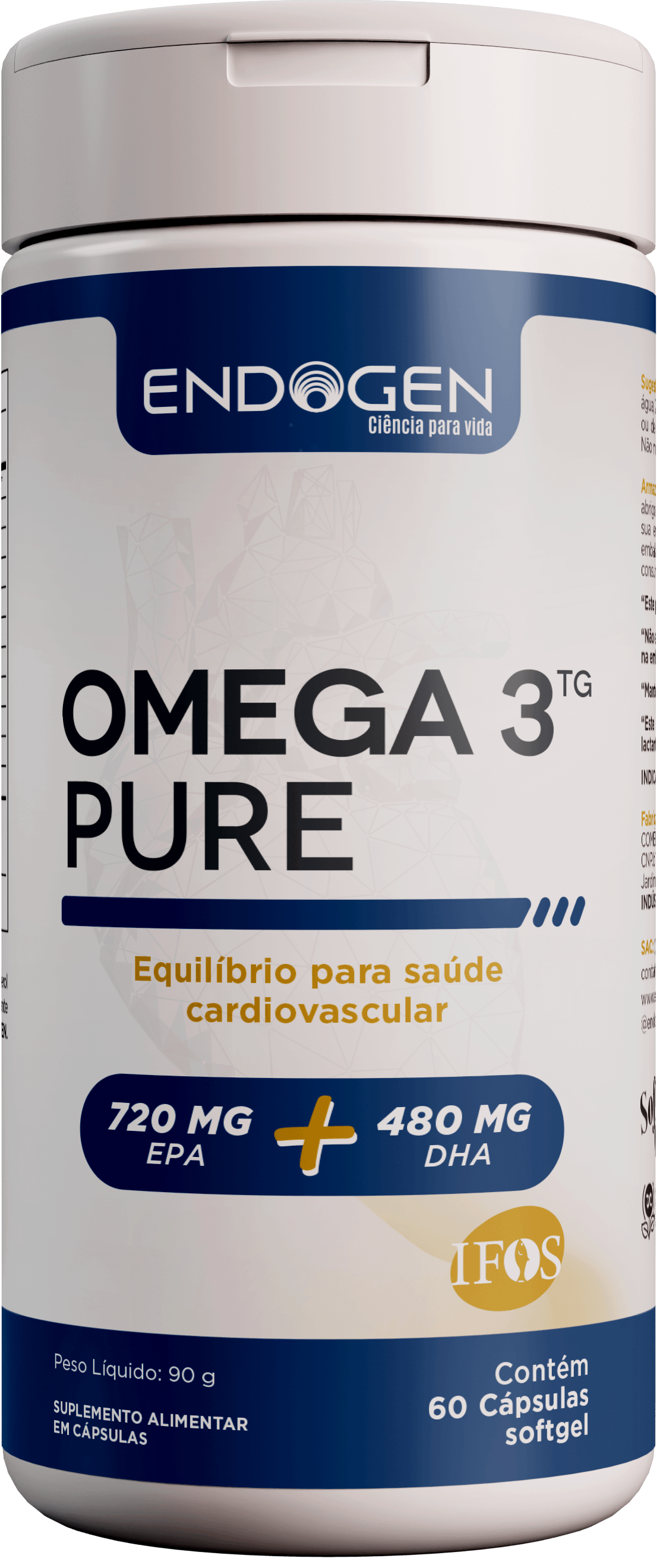 Frasco Omega 3 TG Pure
